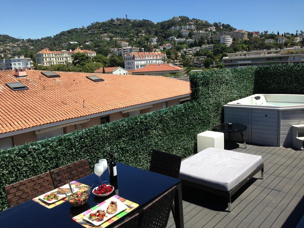 Penthouse With Jacuzzi On The Big Terrace Apartamento Cannes Exterior foto
